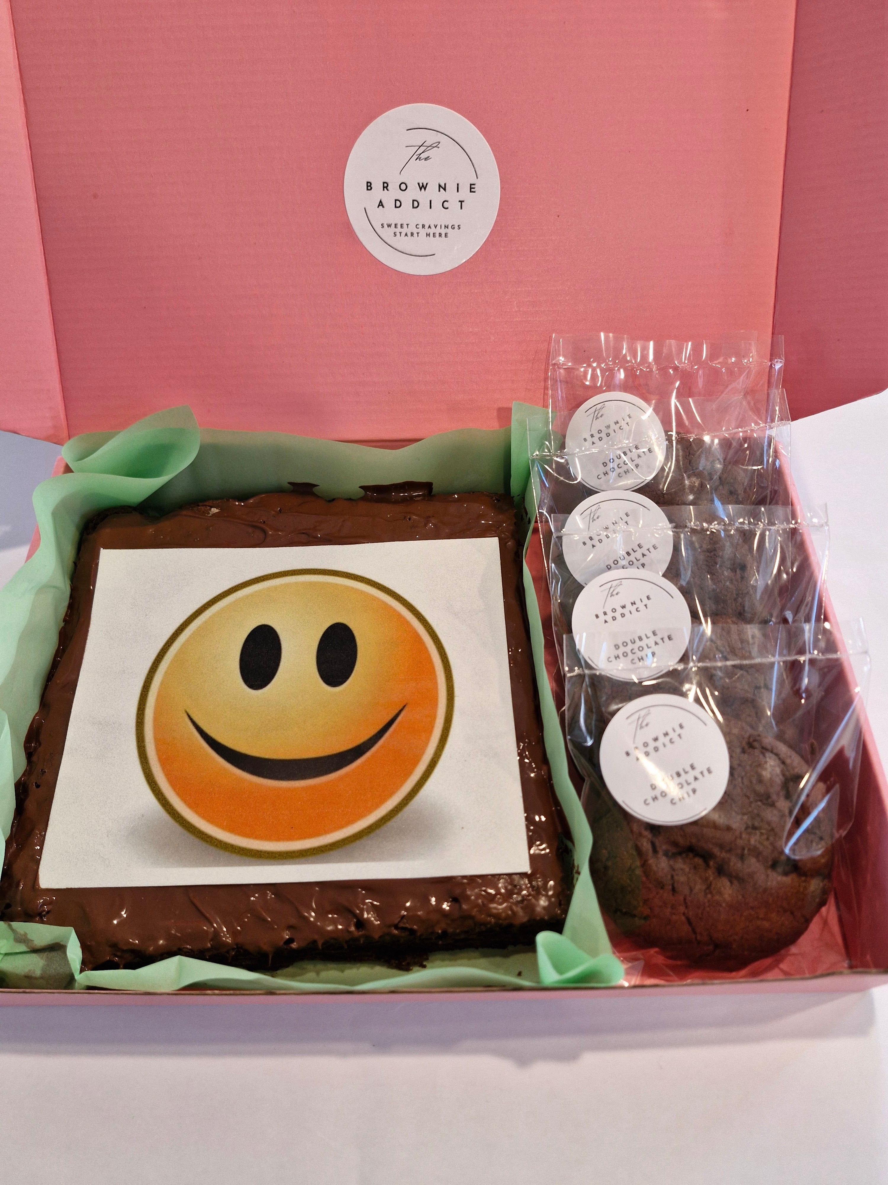 Medium Brownie with Edible Image and NYC Style Cookies