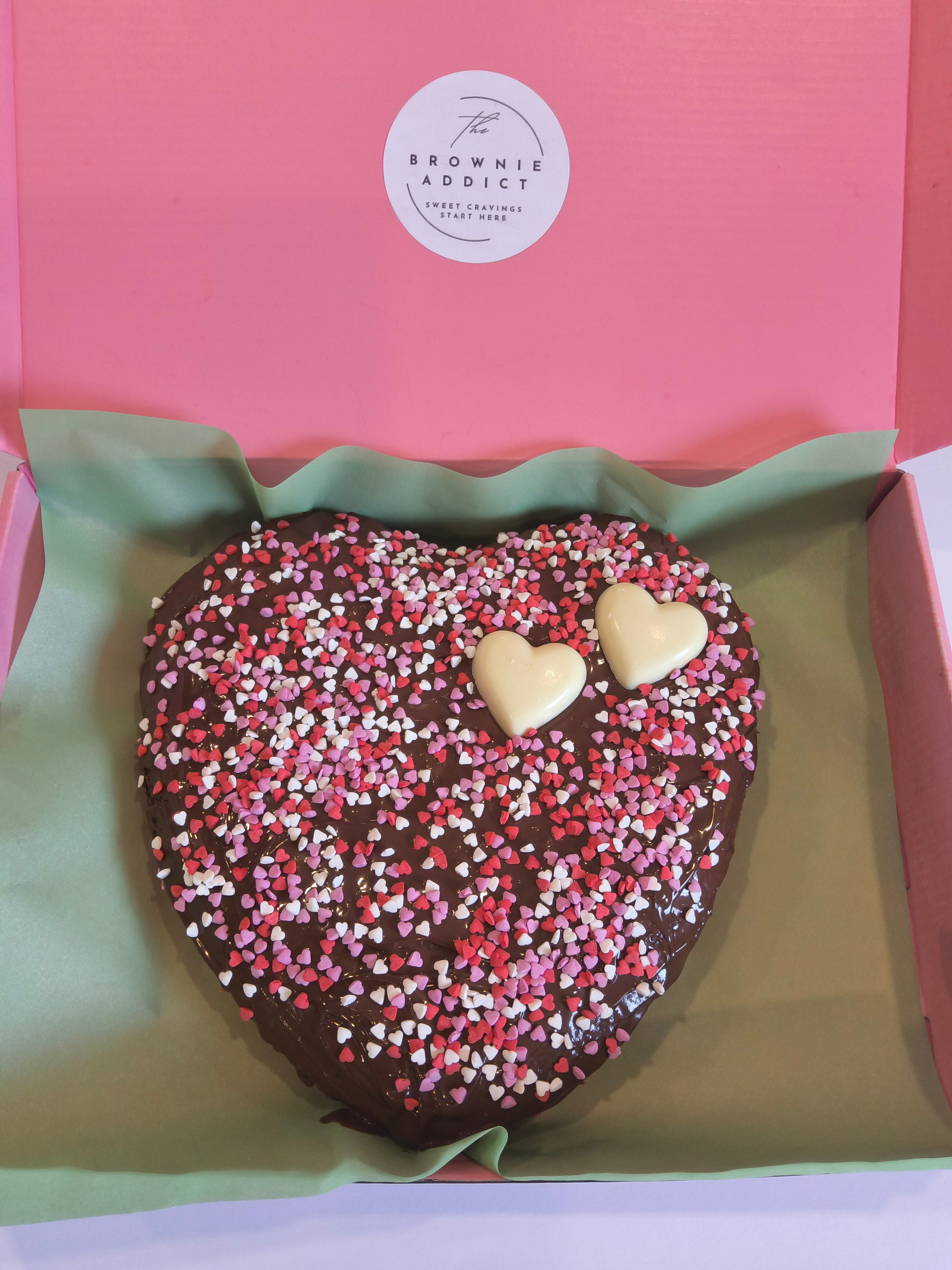 Heart Shaped Brownie