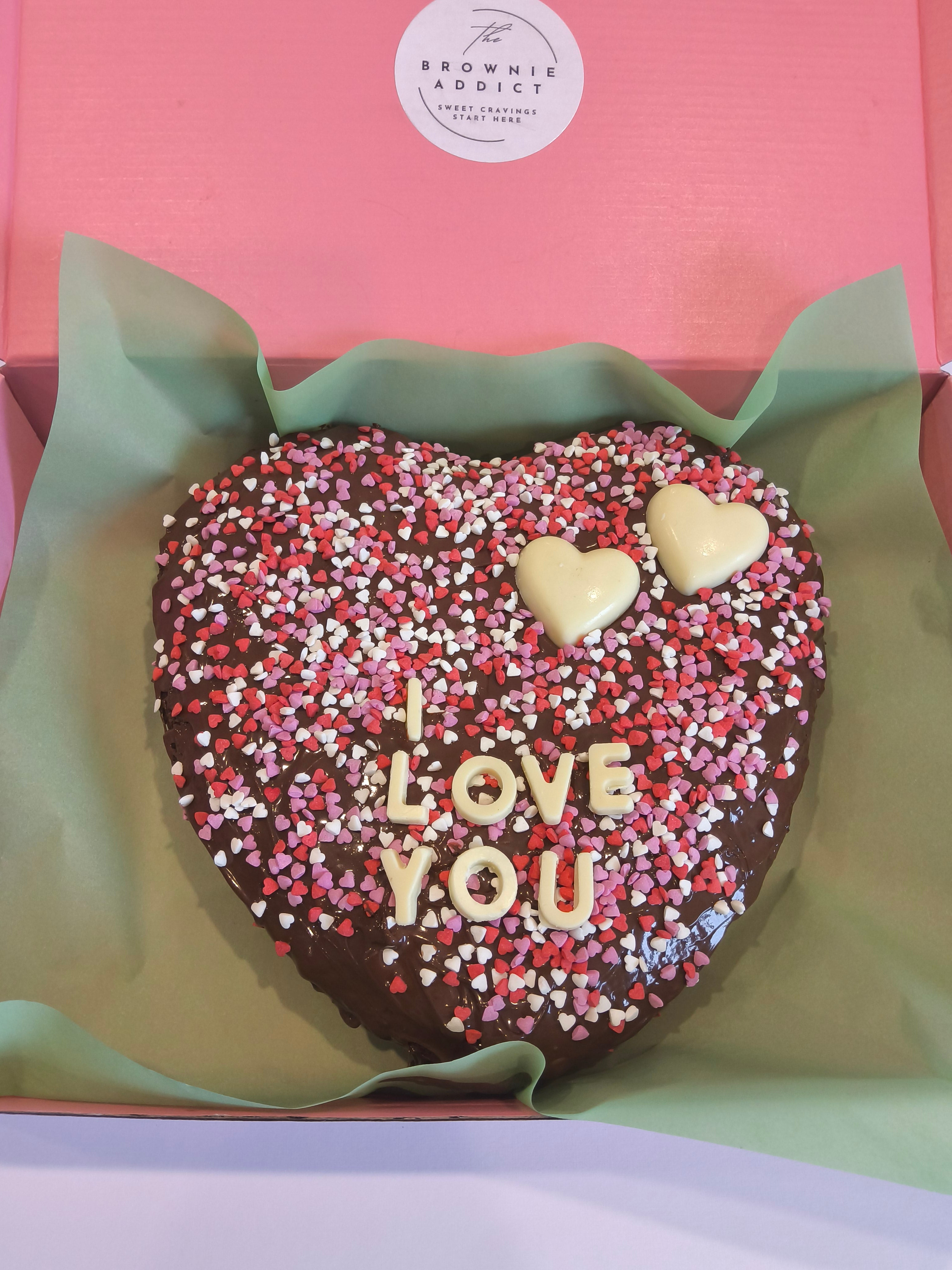 Heart Shaped Brownie